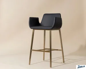 Luc Bar Stool-Black