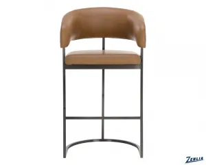 Marri Bar Stool - Gunmetal