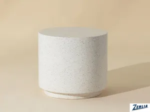 Rubi White Side Table