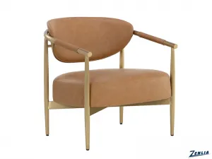 Helo  Armchair- Cognac