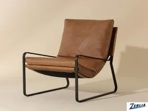 Zanc Lounge Chair - Gunmetal