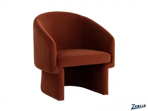 Laury Lounge Chair Rust