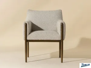 Orle Lounge Chair-Antique Brass