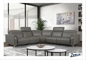 Romz Sectional Power Recliner With Power Headrest