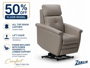 4018-3GR Reclining Lift Chair with Lumbar Support