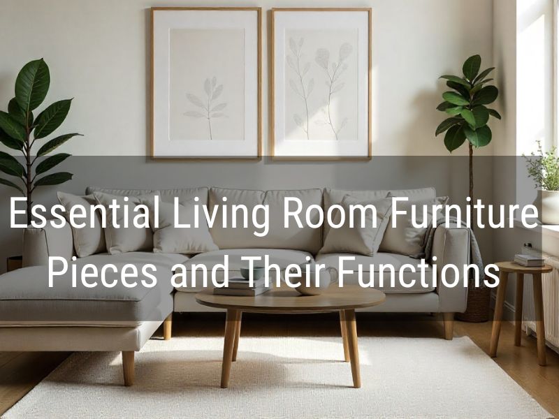 essential living room furniture pieces and their functions