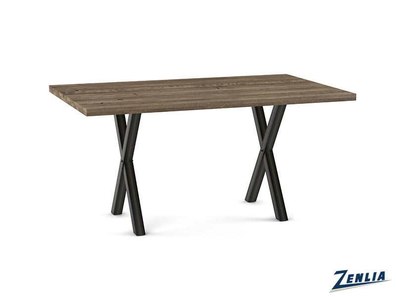 Luxury solid wood custom kitchen table in modern setting