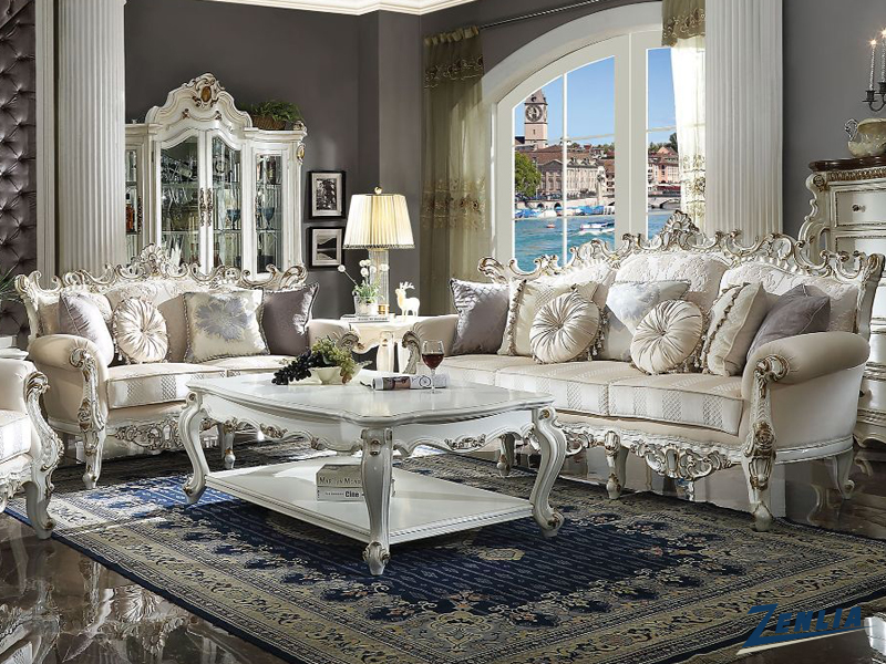 Elegant Picar collection living room furniture arrangement