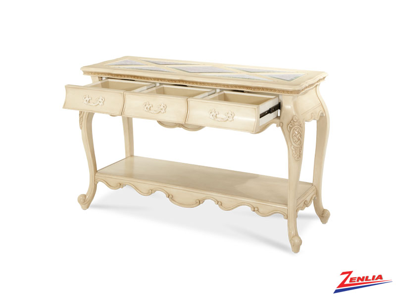 Lave Blanc Console Table | Classic Wood Console Tables ...